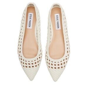 Steve Madden Women's Cream Flats